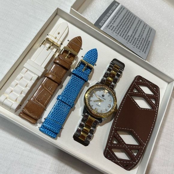 Danielle Swaebe Two Tone & Gold Watch set - Picture 10 of 12